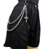 Layered Waist Chain With Cross Pendant