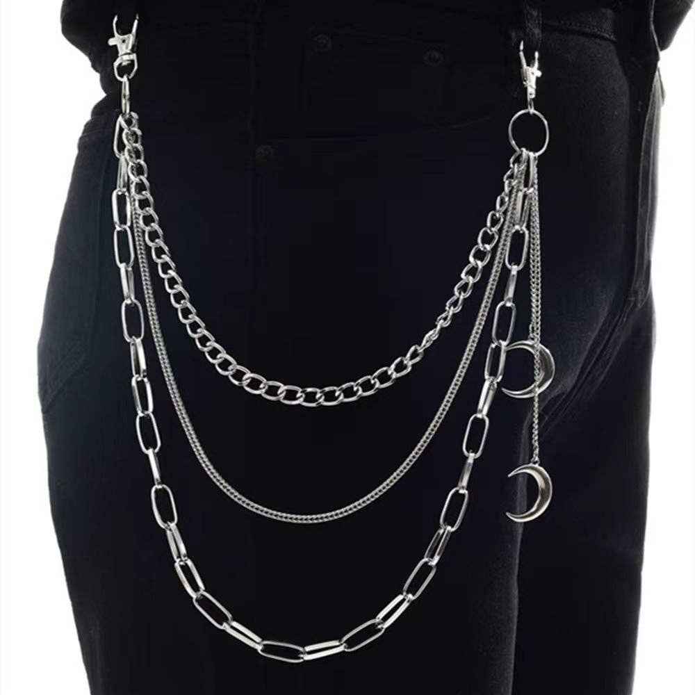 Layered Waist Chain with Moons