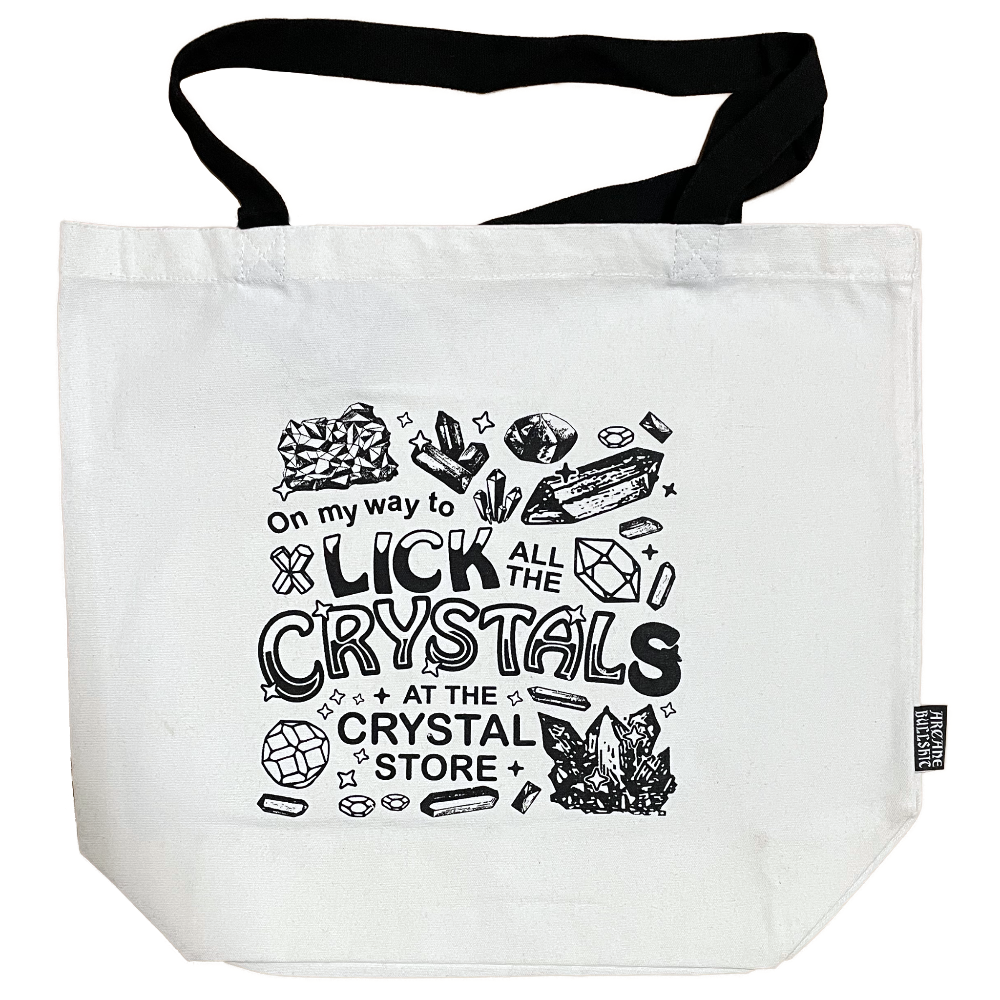 Lick All The Crystals Tote Bag