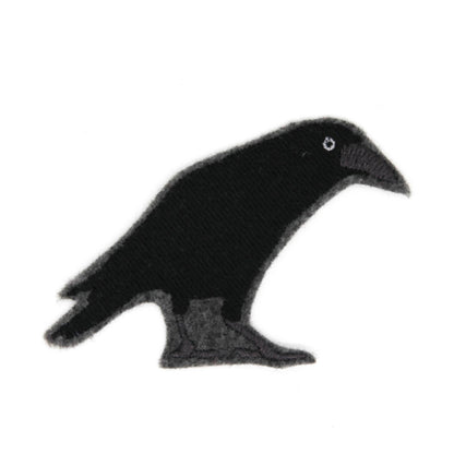 Little Raven Iron On Patch