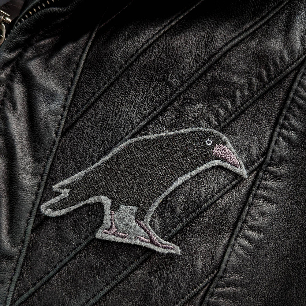 Little Raven Iron On Patch