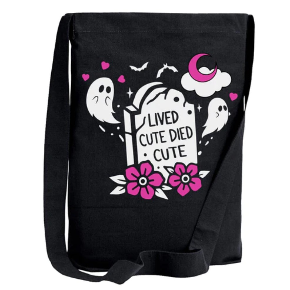 Lived Cute Died Cute Crossbody Sling Bag  Too Fast   
