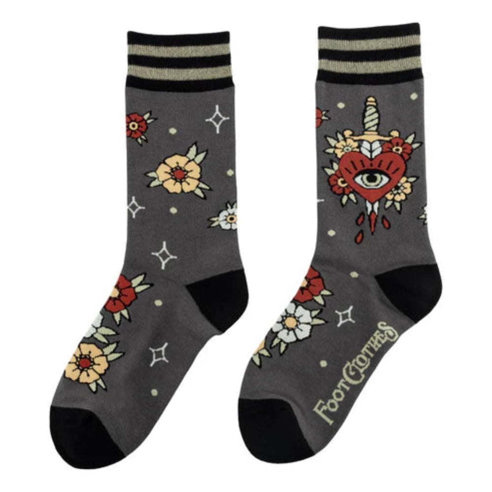 Love Hurts Crew Socks