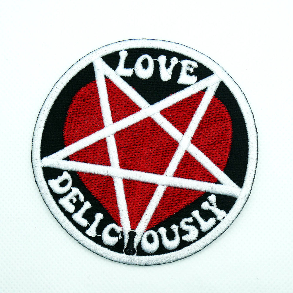 Love Deliciously Iron on Patch