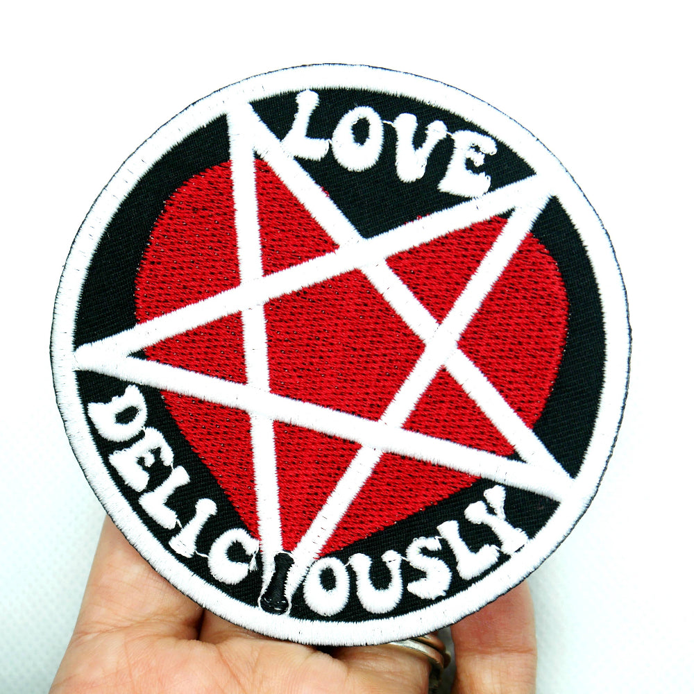 Love Deliciously Iron on Patch