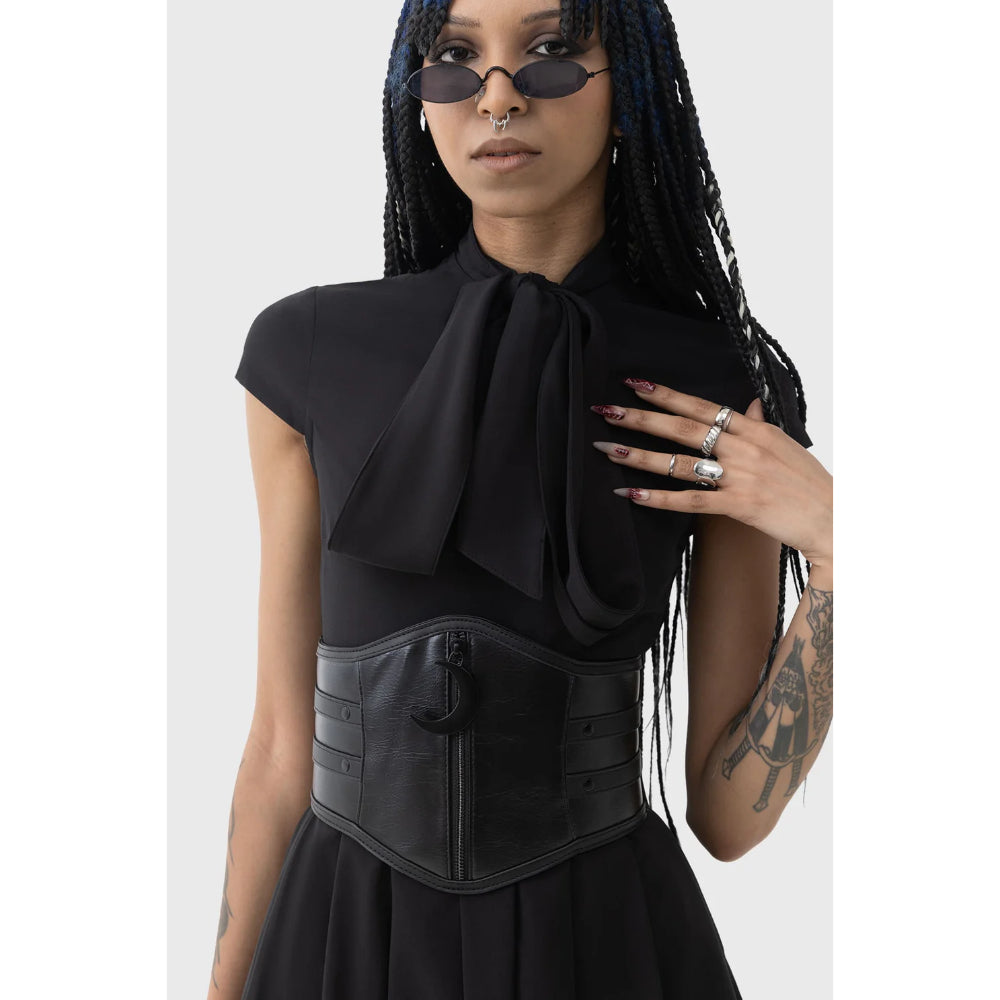 Lunar Spell Waist Cincher Clothing Killstar   