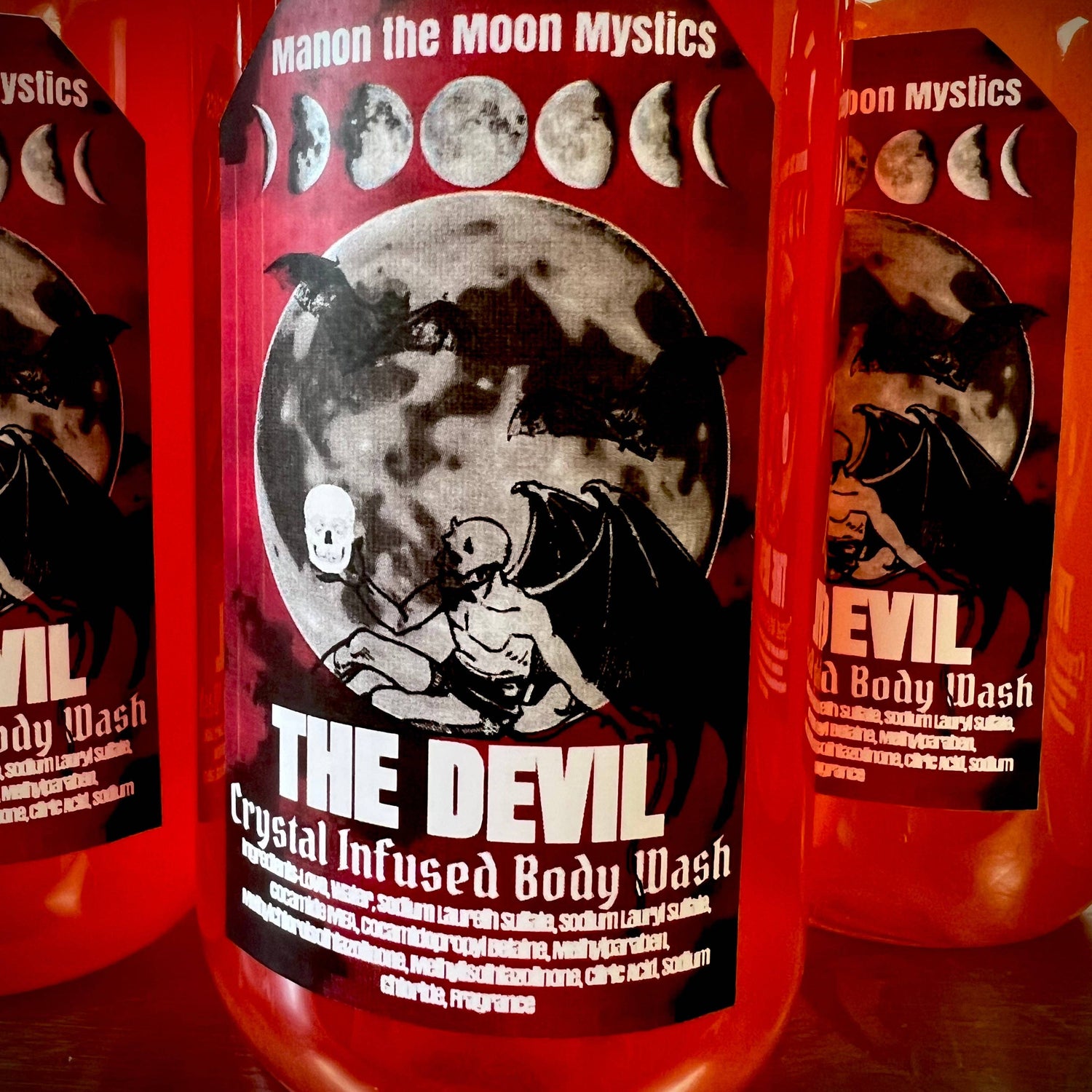 The Devil Crystal Infused Shower Gel