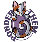 Ponder Gender Cats Sticker