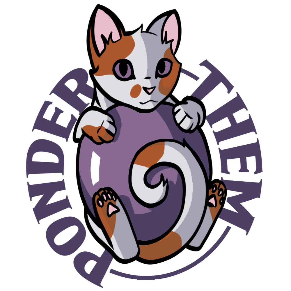Ponder Gender Cats Sticker