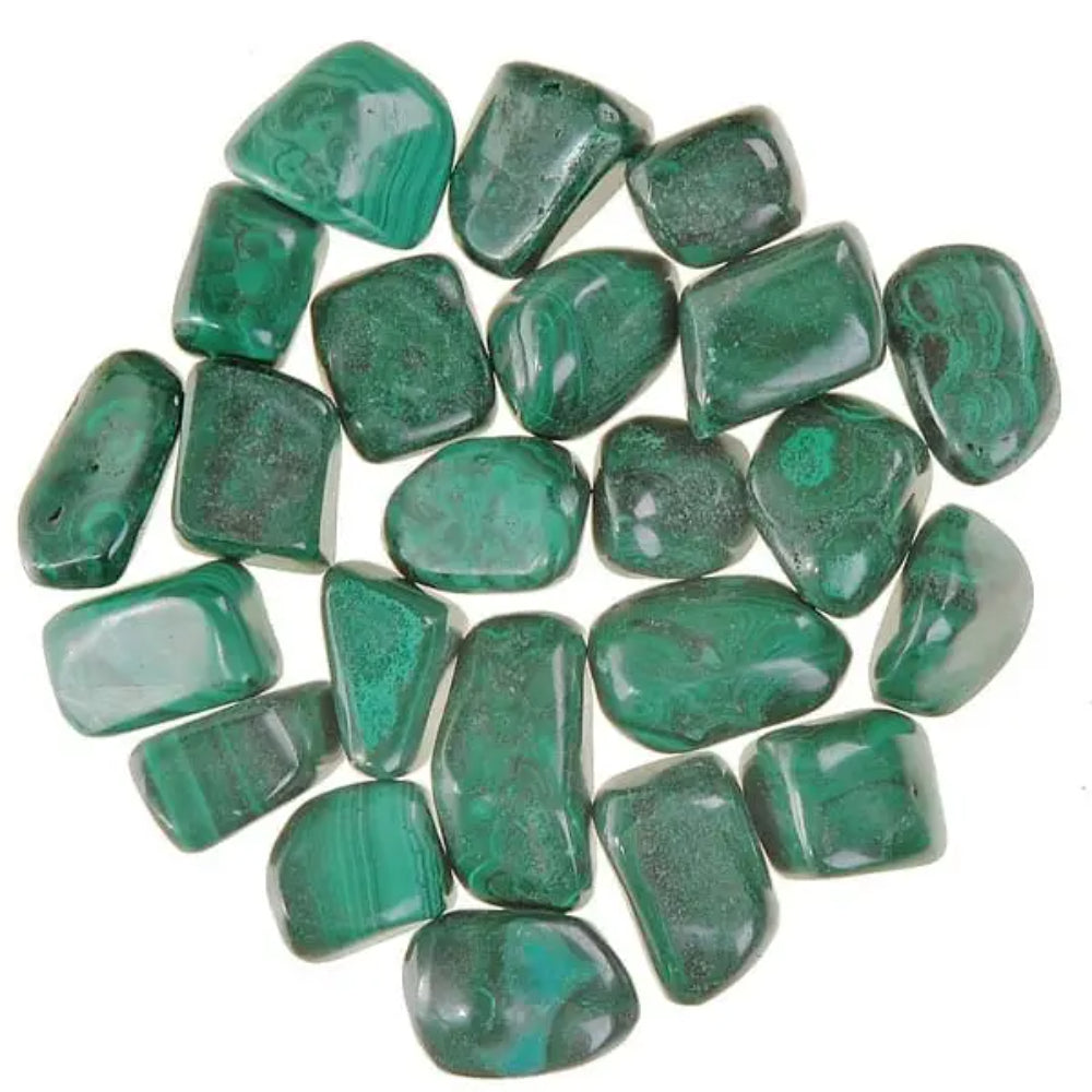 Malachite Tumbled Crystal Witchcraft Natures Artifacts Inc   