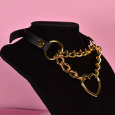 Martingale Collar Golden Heart