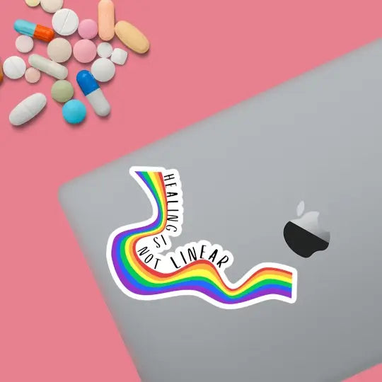 Healing Is Not Linear Sticker