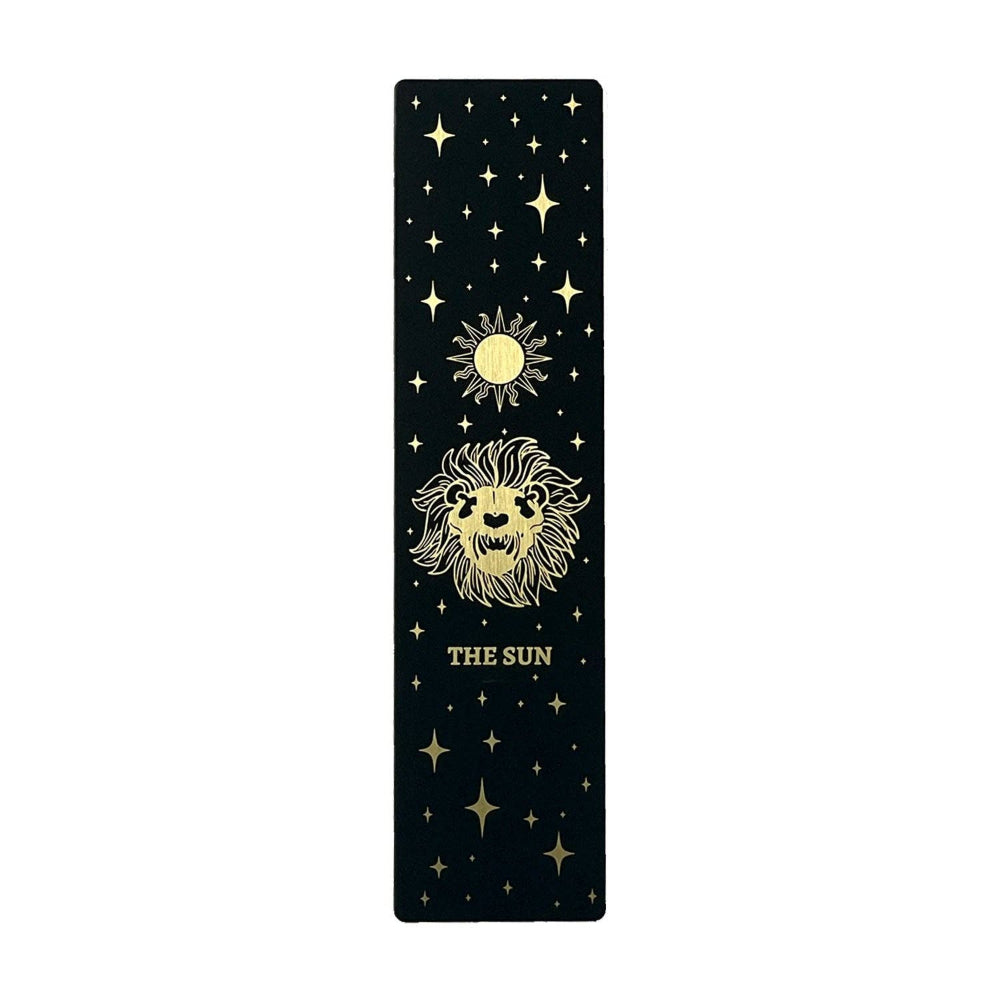 Metal Celestial Tarot Bookmark The Sun