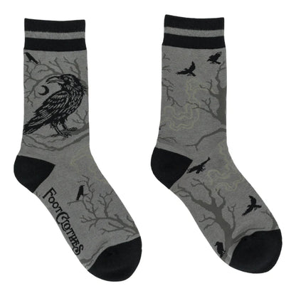 Midnight Crow Crew Socks