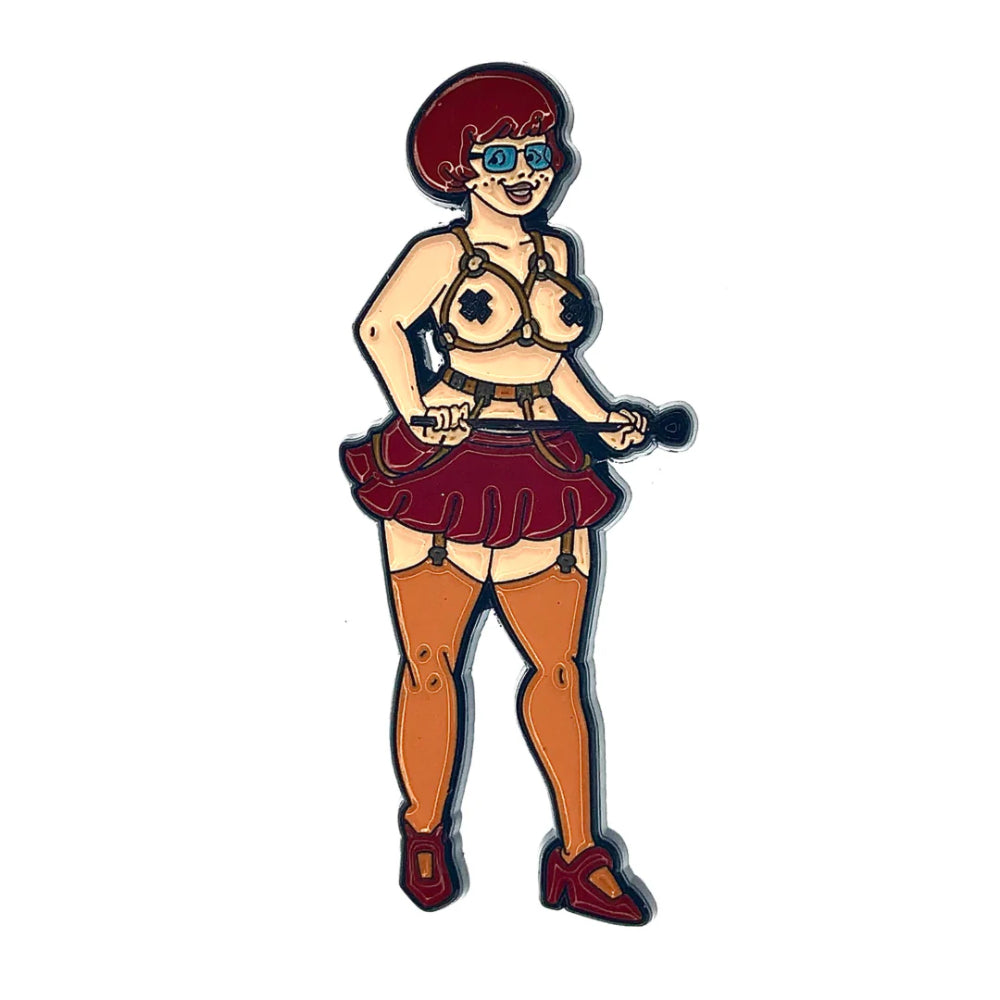 Mistress Nerdy Girl Enamel Pin Bric-A-Brac Geeky And Kinky   