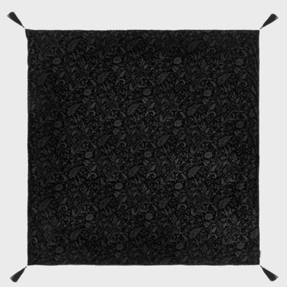 Moon Bloom Velvet Blanket