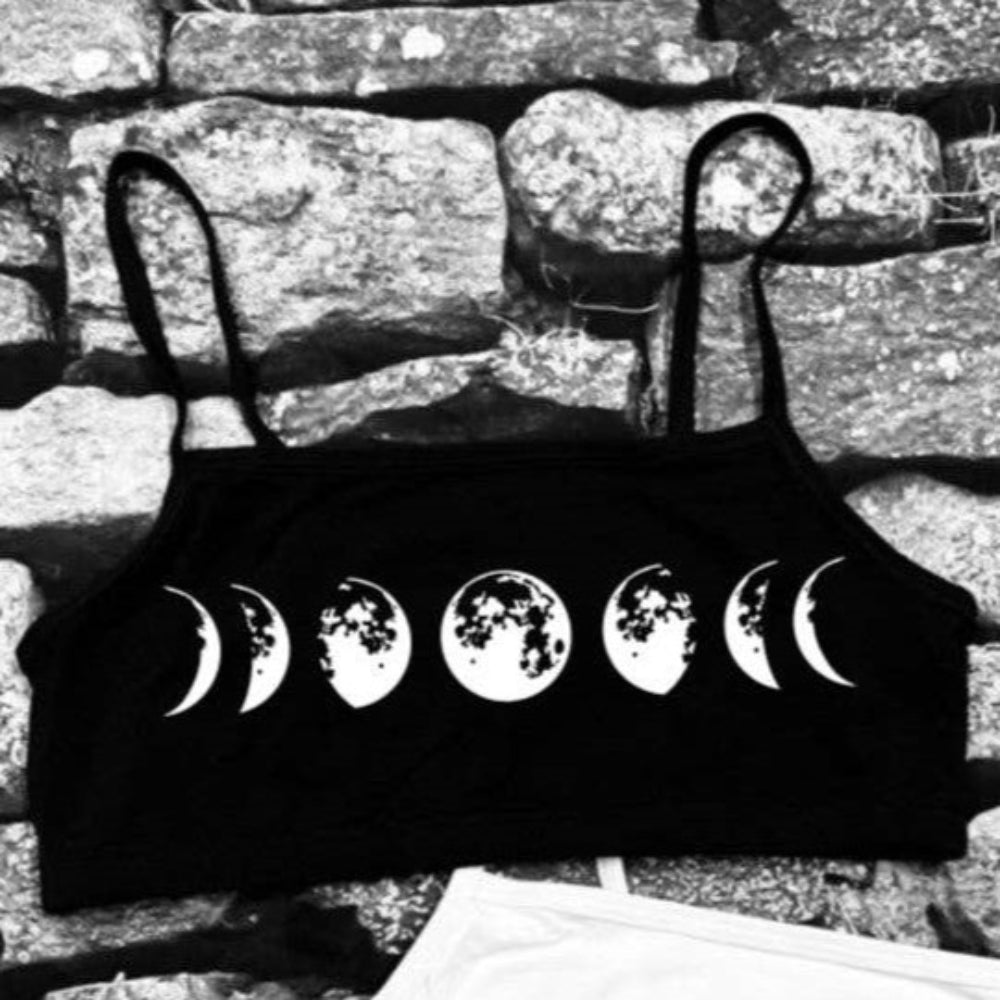 Moon Phase Bralet Clothing Witchwood Bags   