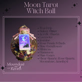 Moon Tarot Hanging Witch Ball
