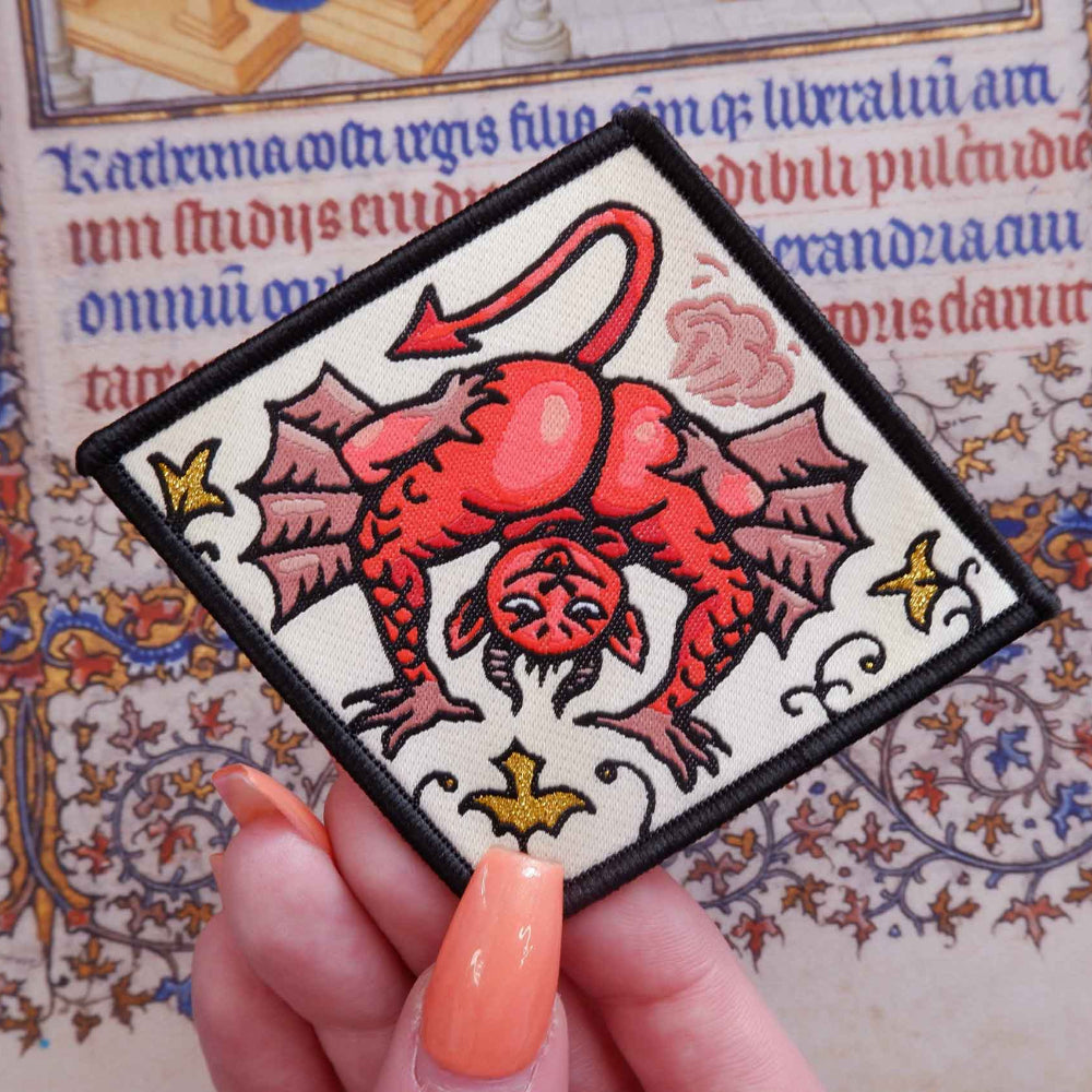 Moon Demon Iron On Patch