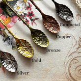 Tea and Herb Spoon with Rainbow Fluorite
