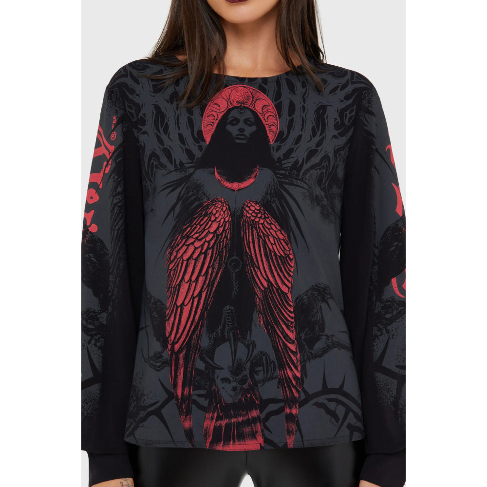 Mórrígan Moon Long Sleeve Top