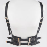 Multi Buckle Plus Size Harness Belt