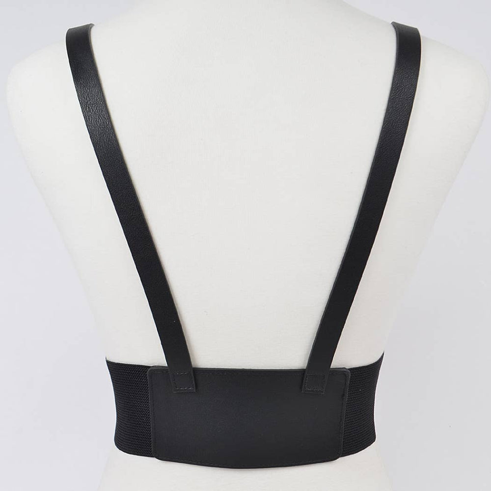 Multi Buckle Plus Size Harness Belt