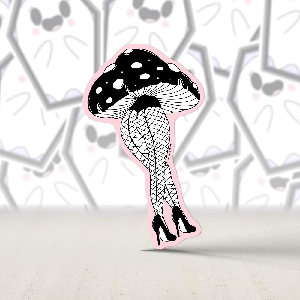 Mushroom Legs Sticker