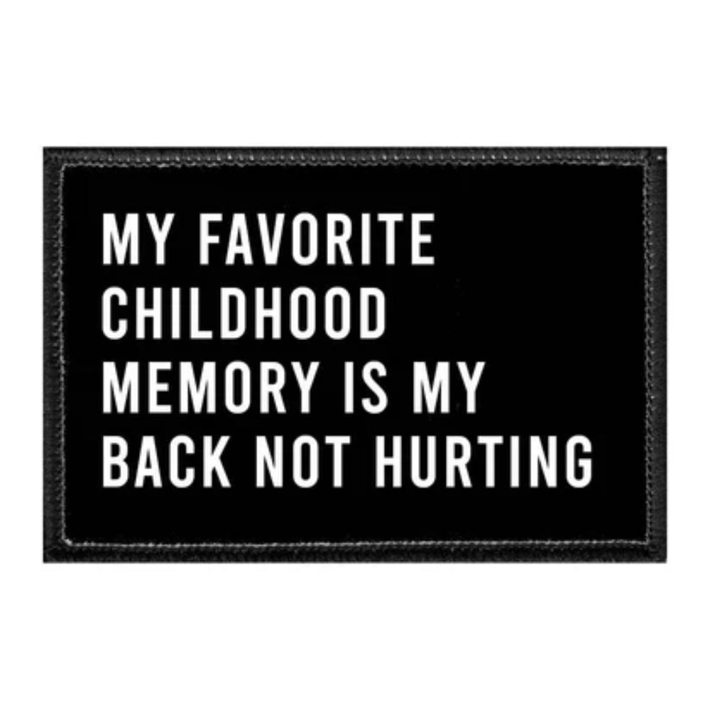 My Favorite Childhood Memory Removable Patch Bric-A-Brac PullPatch   