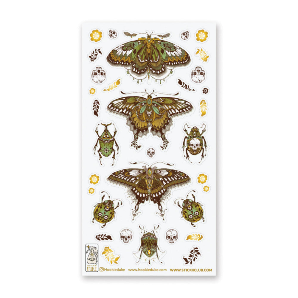 Mystic Moths Sticker Sheet Sticker STICKII   