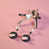 Nipple Clamps Black Lips