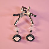 Nipple Clamps Black Lips