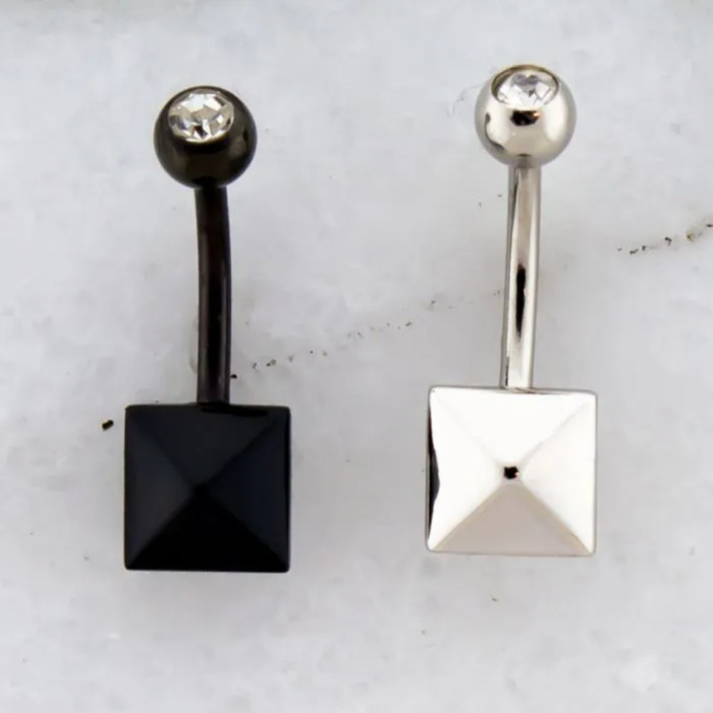 Navel Ring Pyramid Stud