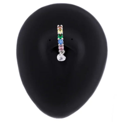Navel Ring Top Drop Pride Gems