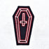 Neon Coffin Cross Iron On Patch