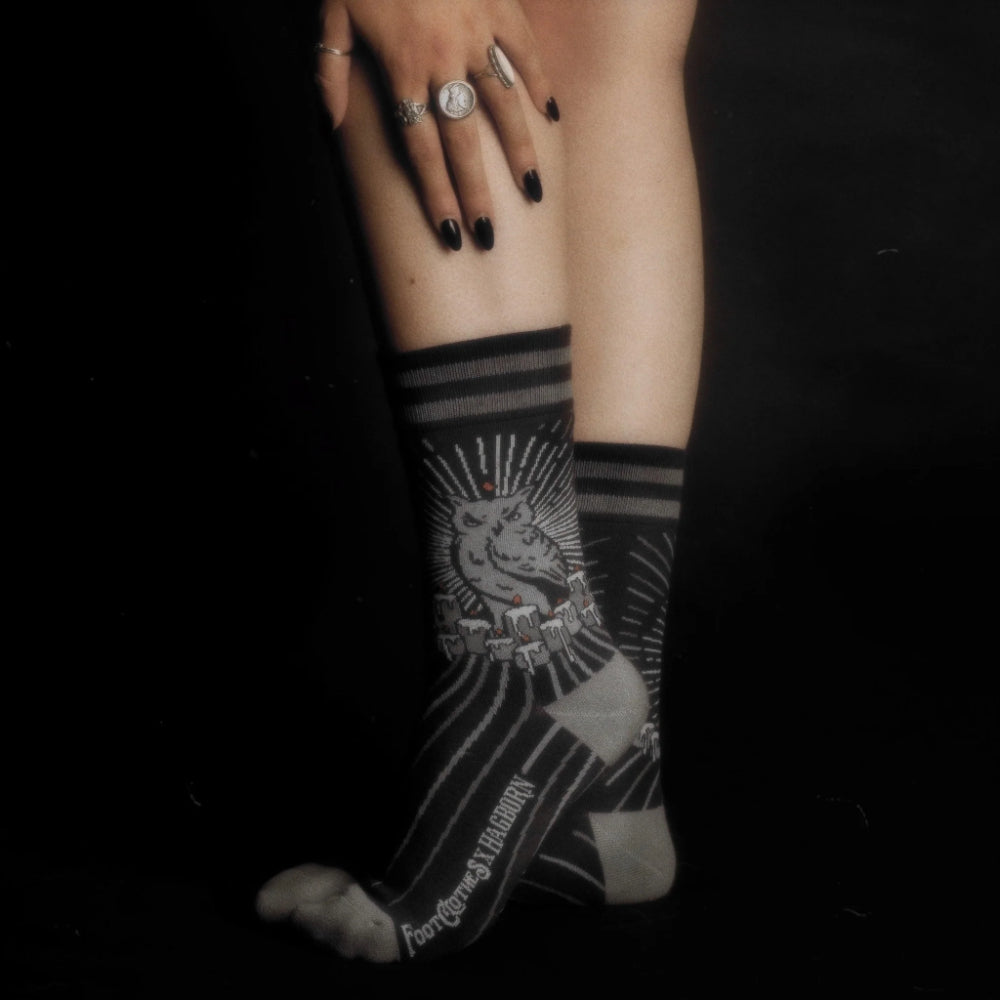Night Owl Crew Socks Clothing FootClothes   