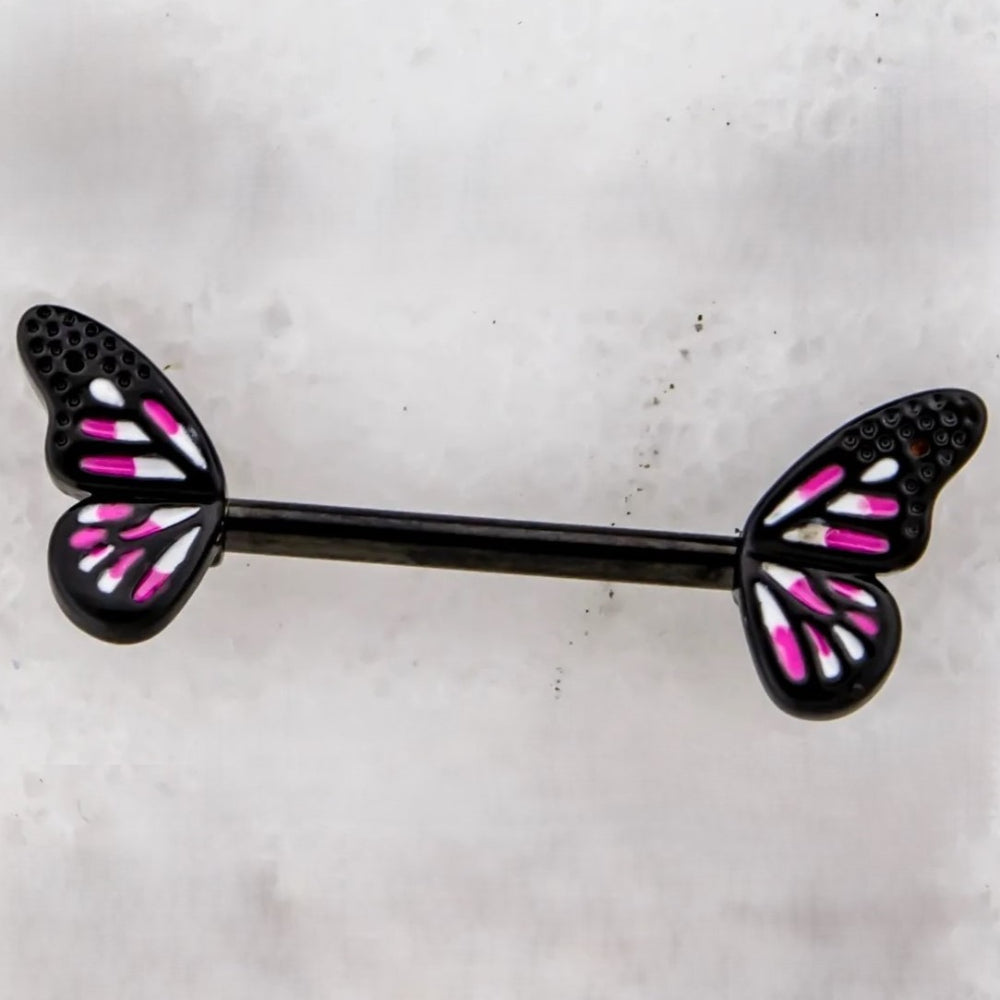 Nipple Ring Butterfly Wings