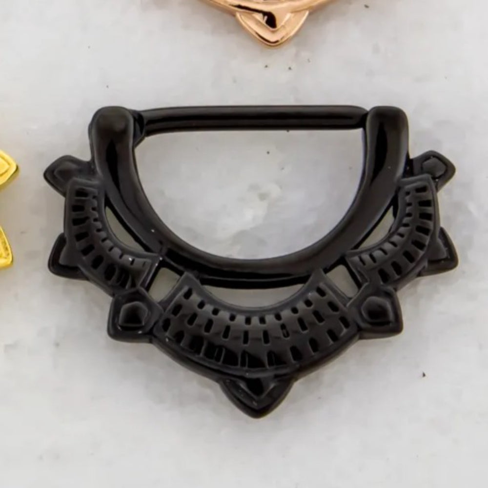 Nipple Ring Clicker Tribal