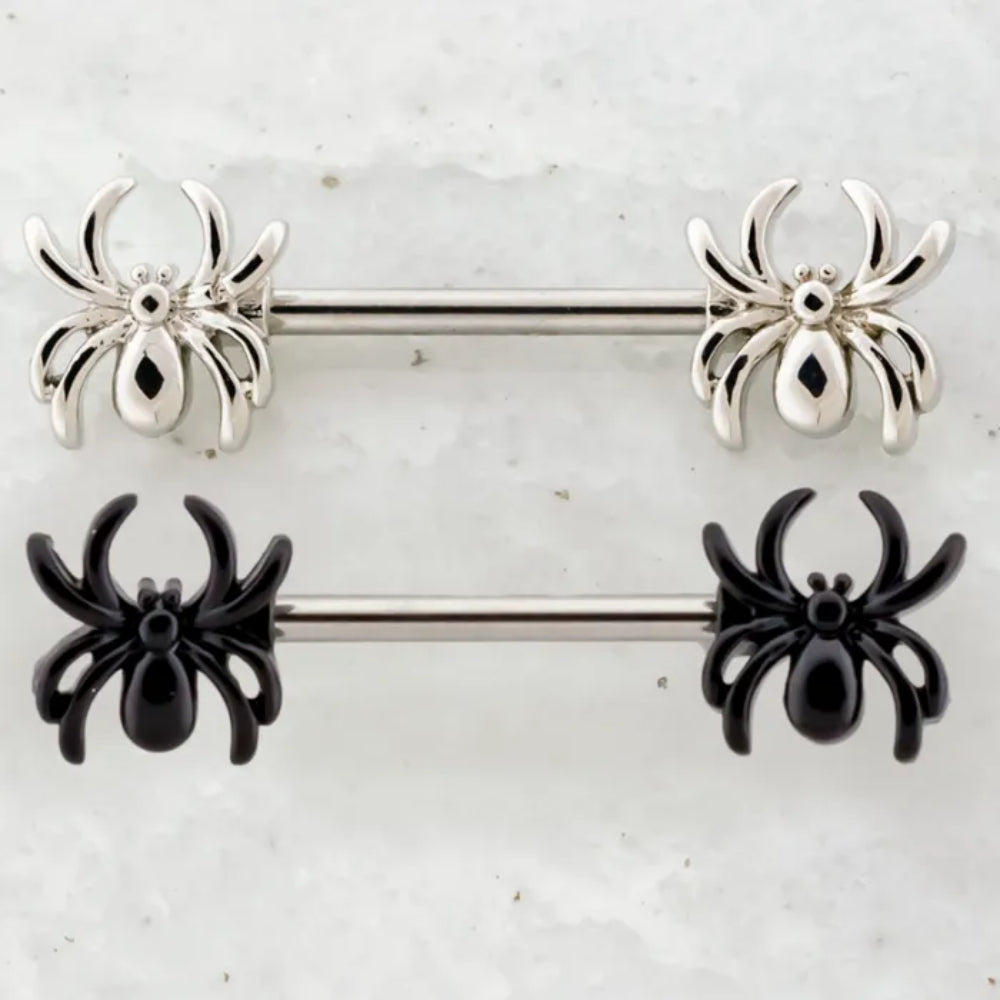 Nipple Ring Spiders Jewelry Metal Mafia   