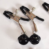 Nipple Clamps Black Bells