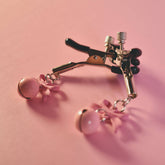 Nipple Clamps Pink Bells and Bows
