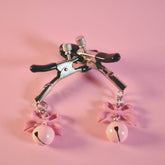 Nipple Clamps Pink Bells and Bows