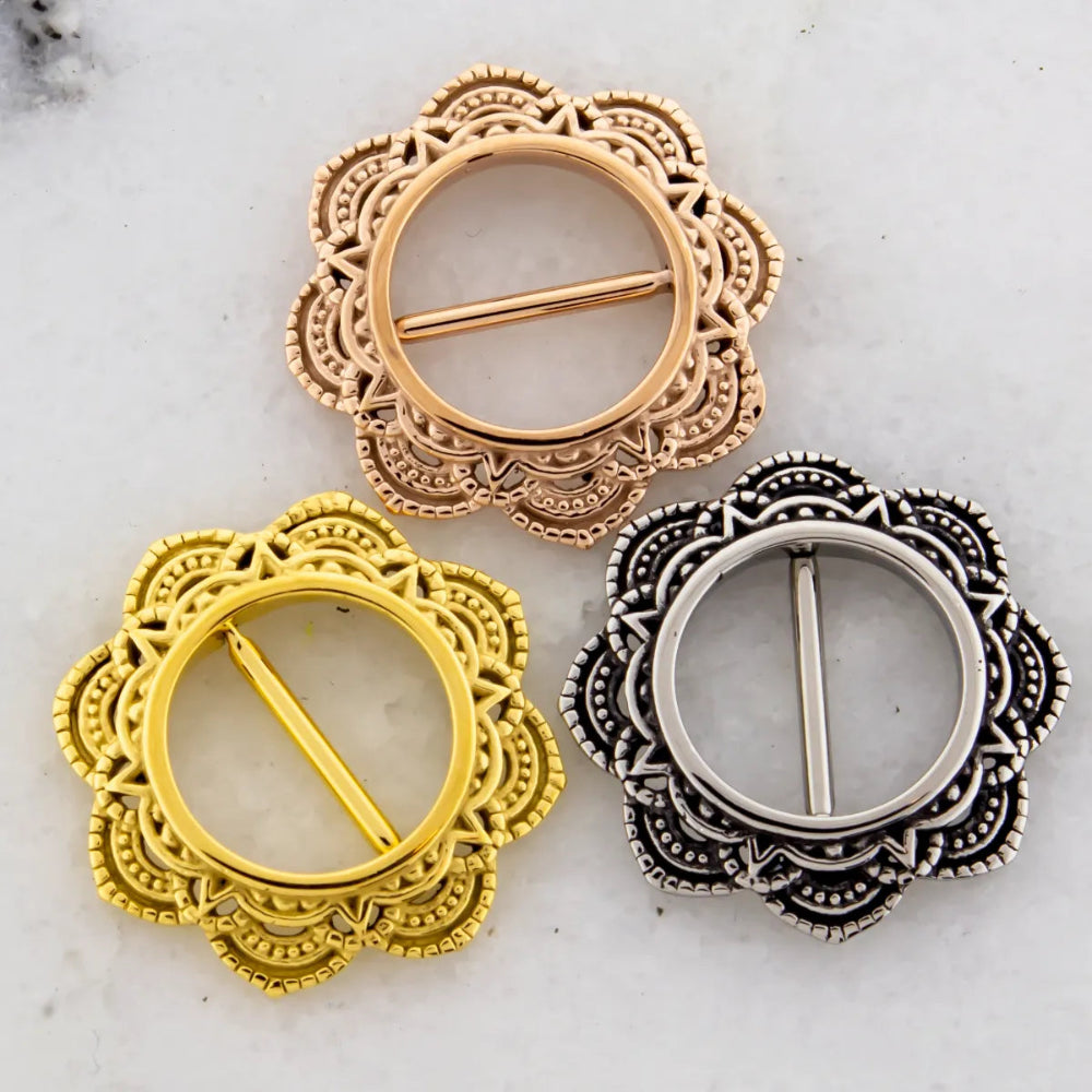 Nipple Ring Mandala Shield