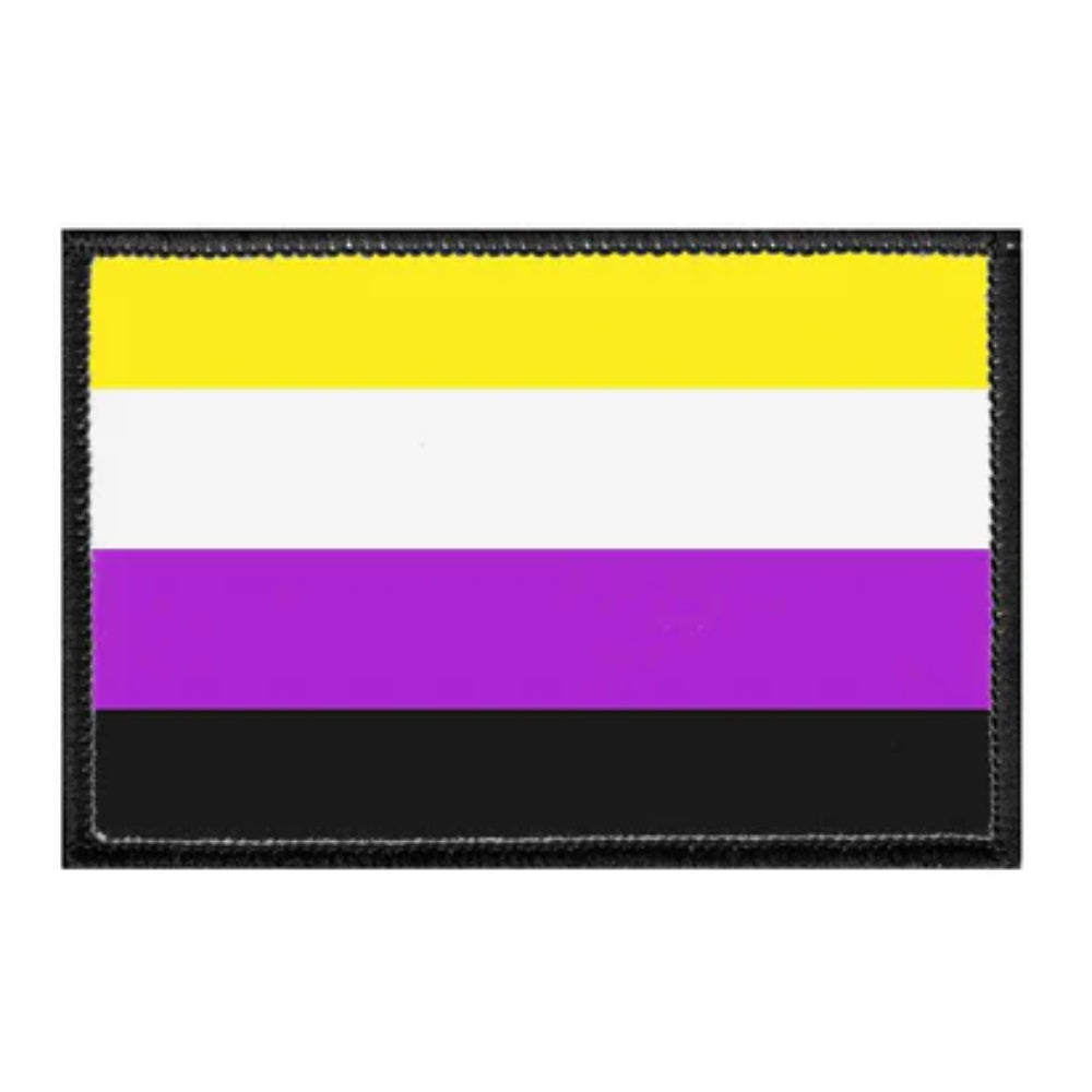 Nonbinary Pride Flag Removable Patch Bric-A-Brac PullPatch   