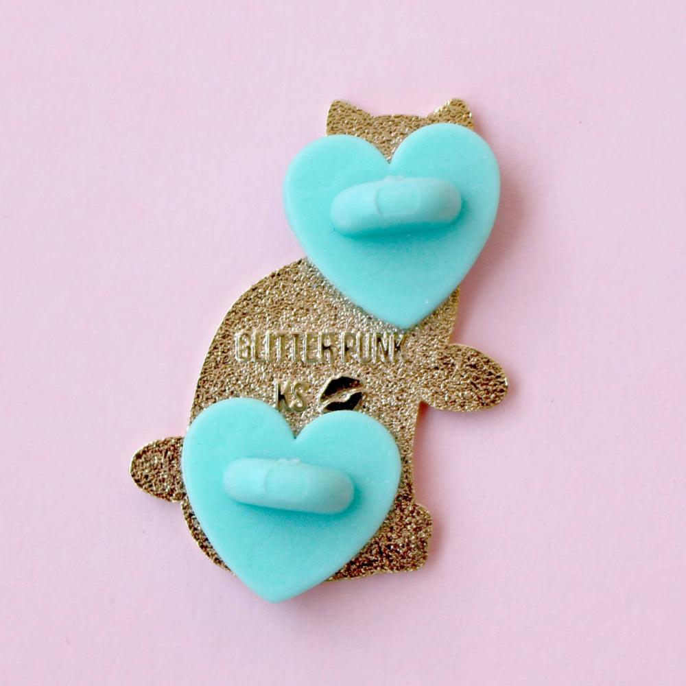 Northern Lights Cat Enamel Pin