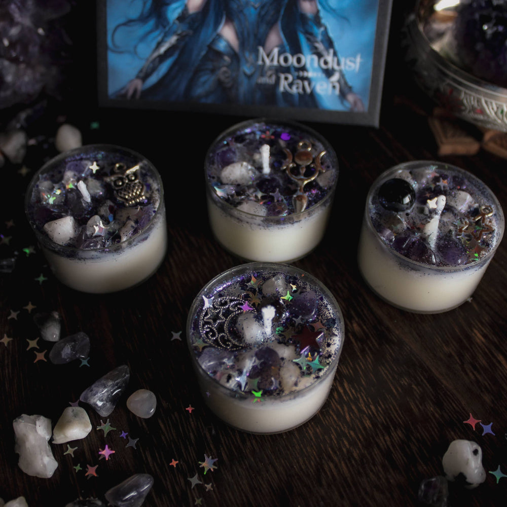 Nyx Tealight Candles Witchcraft Moondust and Raven   