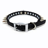 Onyx Spiked Ring Collar