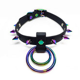 Opal Rainbow Sinister Collar Large (16.5-19")