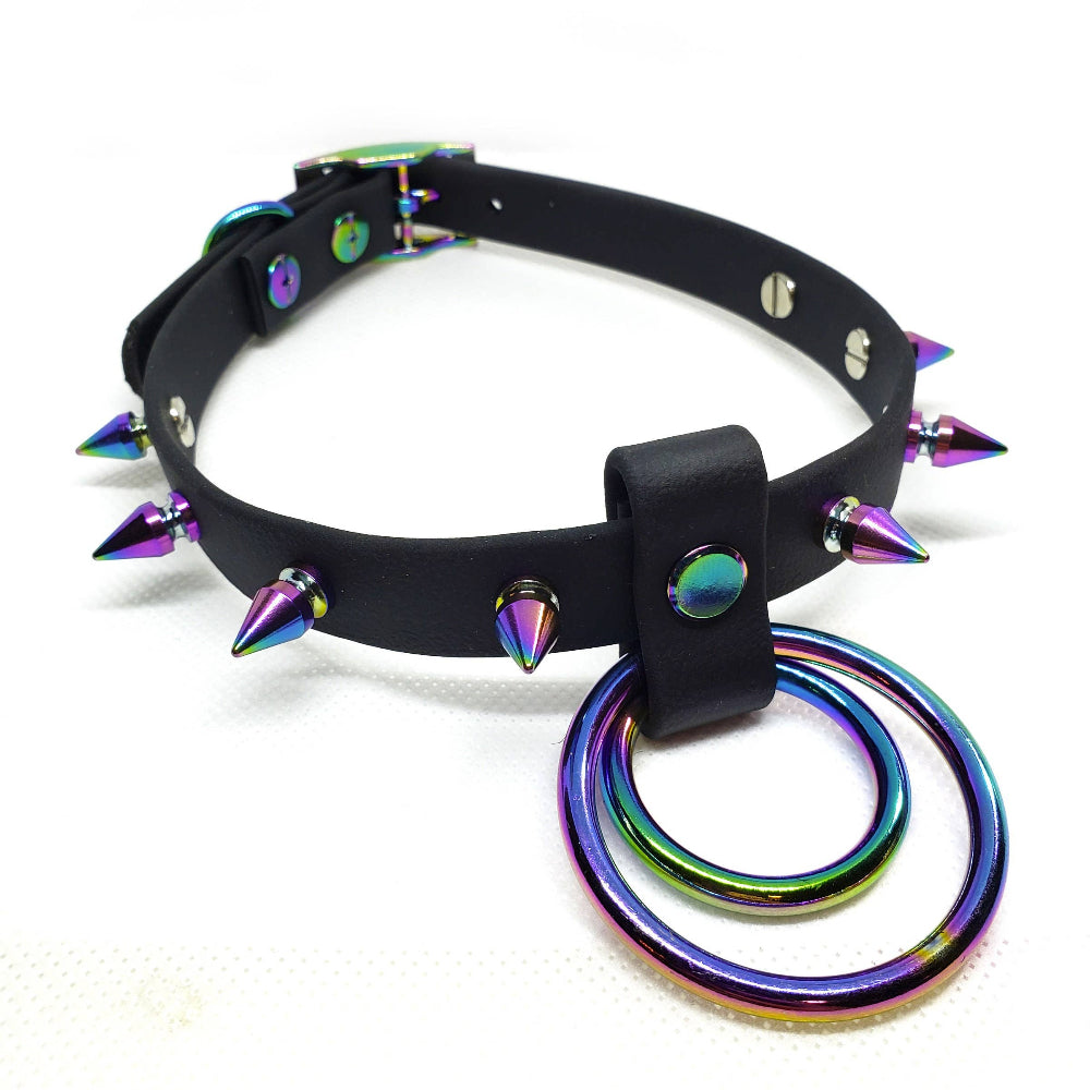 Opal Rainbow Sinister Collar