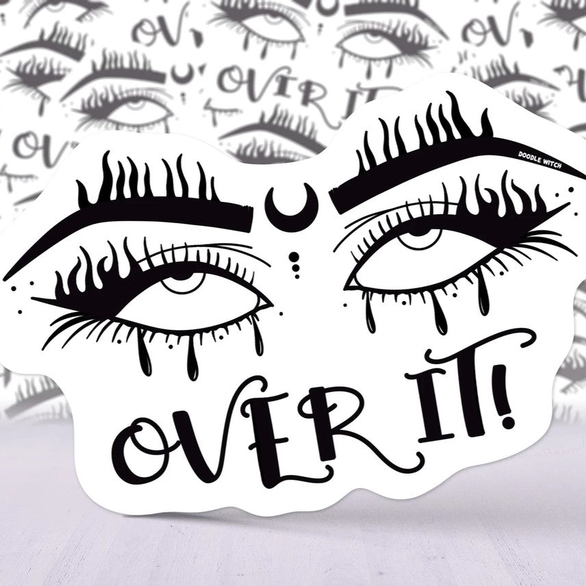 Over It Sticker